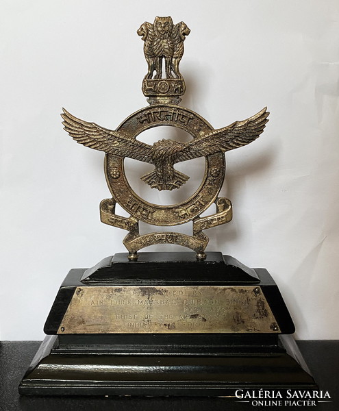 A gift from the Chief of Staff of the Indian Air Force.