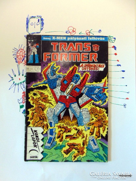 1993 március  /  Transformers  /  Eredeti szülinapi képregény :-) Ssz.:  18625