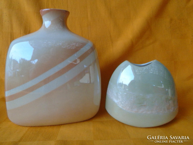 2db régi német porcelán váza nagyon szép és különleges darabok hiba nincs a vázákon