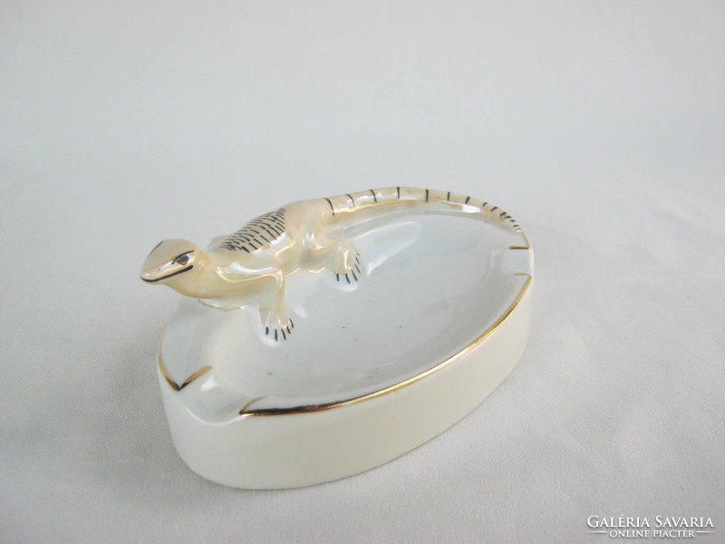 Retro ... Sawely porcelain lizard lizard ashtray ashtray