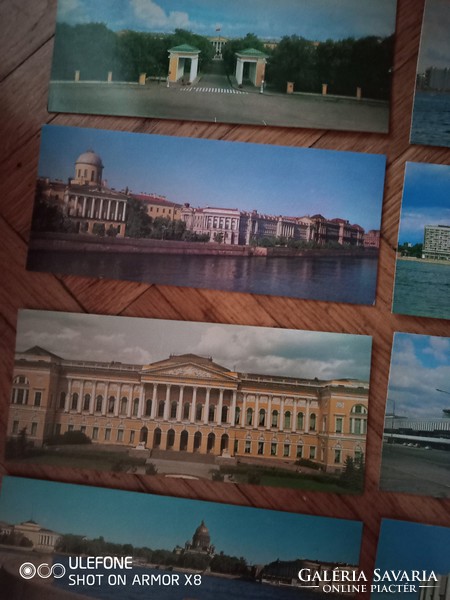 Moszkva-Leningrád 90 darabos képeslap gyűjtemény az 1970-es évekből