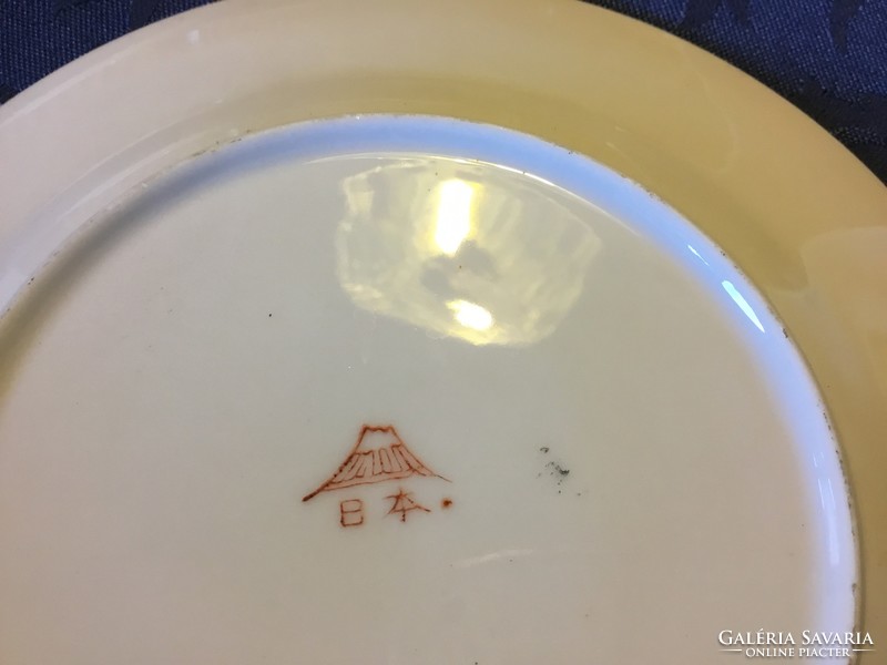 Aranypagodás antik japán sütis tányérok, hibátlanok (bor.)