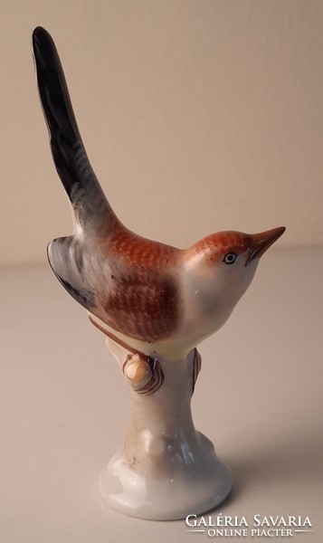 Drasche madár, porcelán szobor