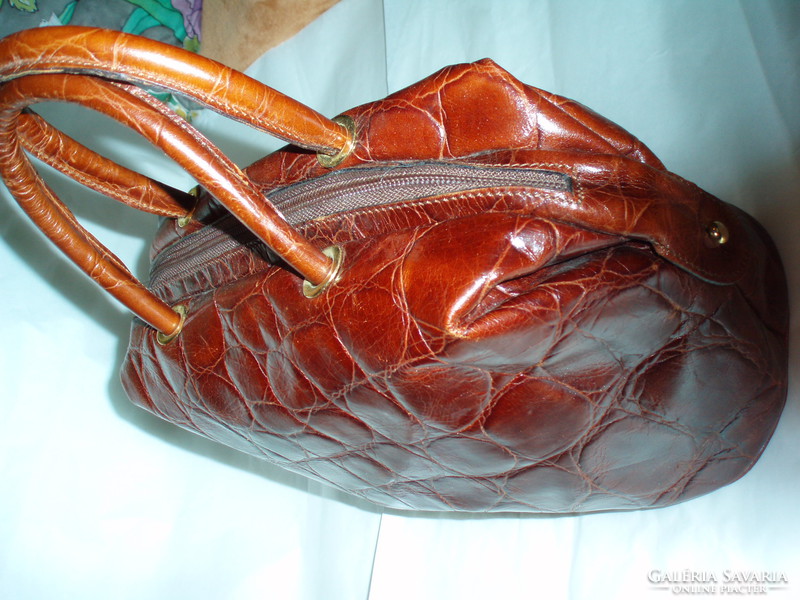 Vintage Italian small genuine leather handbag
