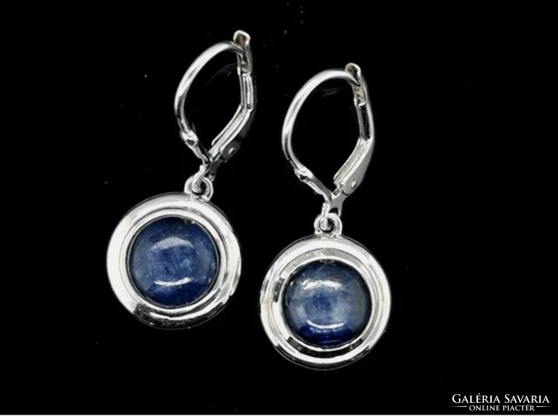 Kyanite gemstone sterling silver earrings 925/ - new