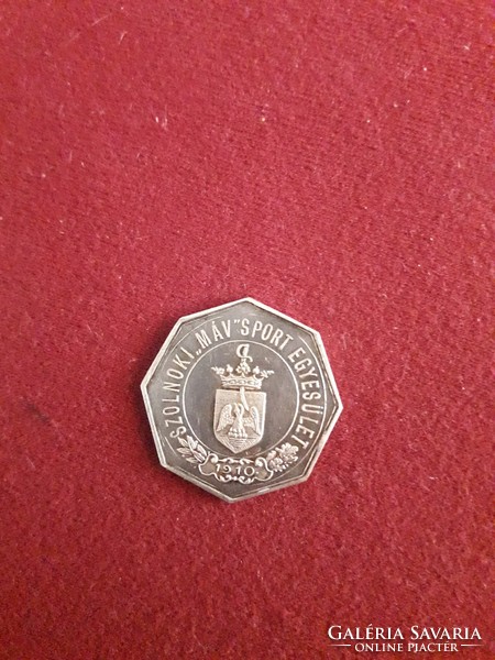 Szolnoki MÁV sport egyesület 1910 ezüstérem