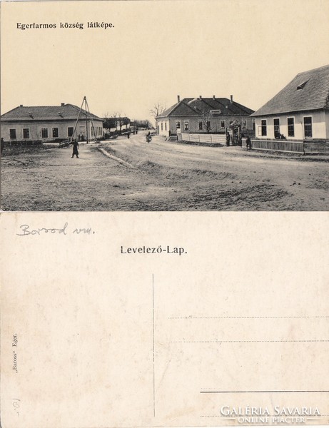 Egerfarmos község utcarészlet kb1920 RK Magyar Hungary
