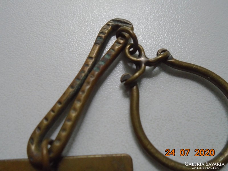 Old baja bronze key ring