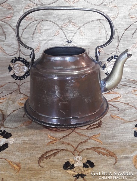 Antique silver plated teapot