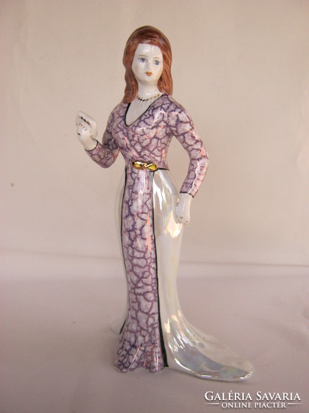 Porcelain woman in ball gown
