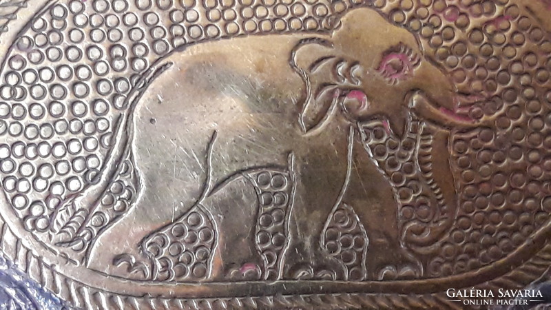 Copper elephant tray, small tray