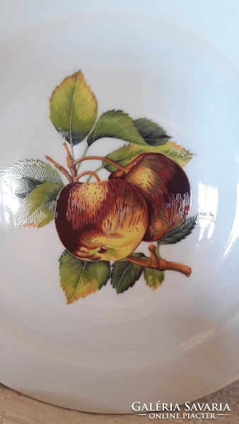 6 Zsolnay fruit porcelain plates