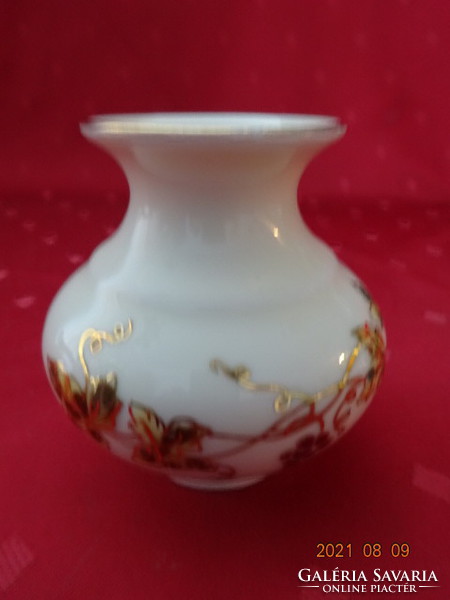 Zsolnay porcelán váza, jelölése: 4047/II/6794. Magassága 8 cm. Vanneki!