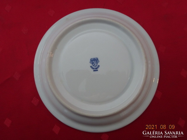 Alföldi porcelain, blue striped tea cup coaster, diameter 16.5 cm. He has!