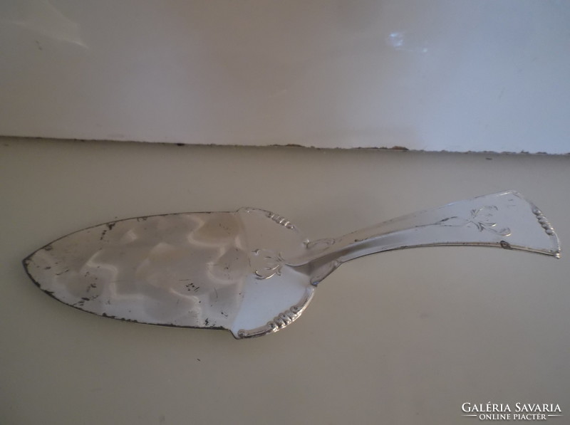 Cake spatula - silver-plated - 20 x 6.5 cm - German - perfect