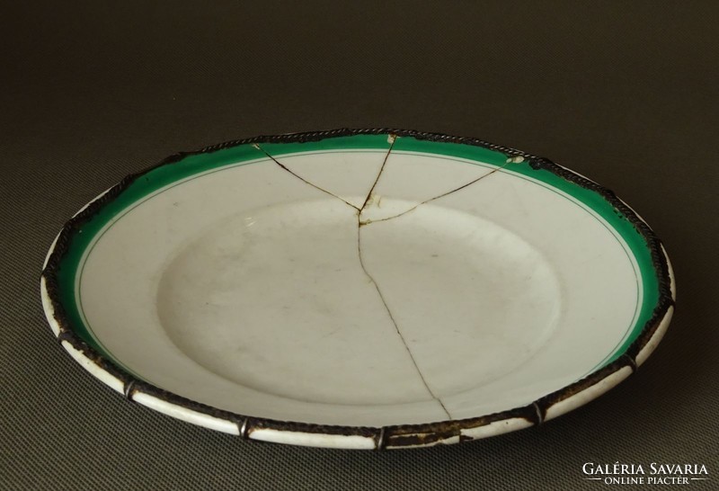 1F669 Antik Carlsbad porcelán tányér 22.5 cm