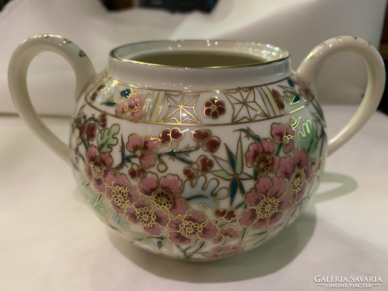 Zsolnay perzsa mintás teás készlet