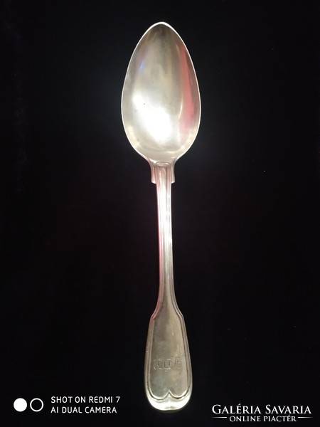 Antique silver 12-lat / 750 / (Augsburg form) tablespoon
