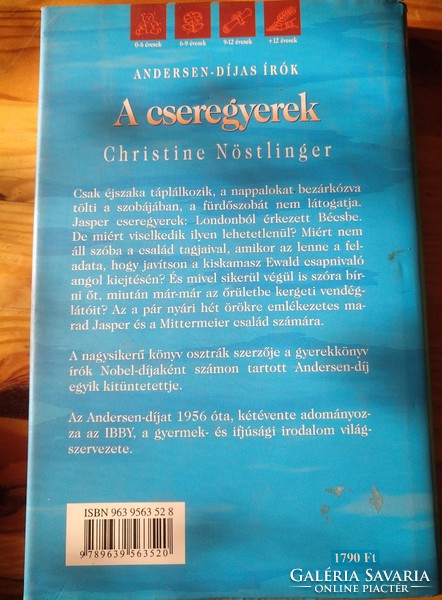 Gyermek irodalmi díjas Christine Nőstlinger: A cseregyerek, ajánljon!