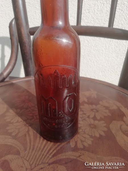 Mahn & Ohlerich rostock, 033l sörös üveg palack
