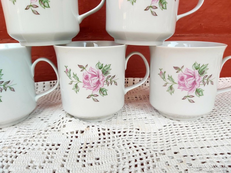 Extra rare Great Plains porcelain ashy rosy rose pattern mug collector's piece of nostalgia