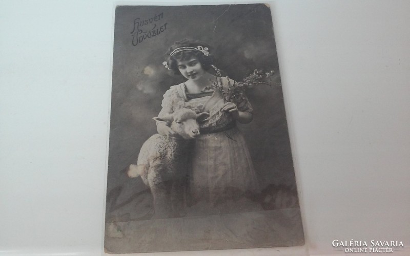108 éves Húsvéti képeslap