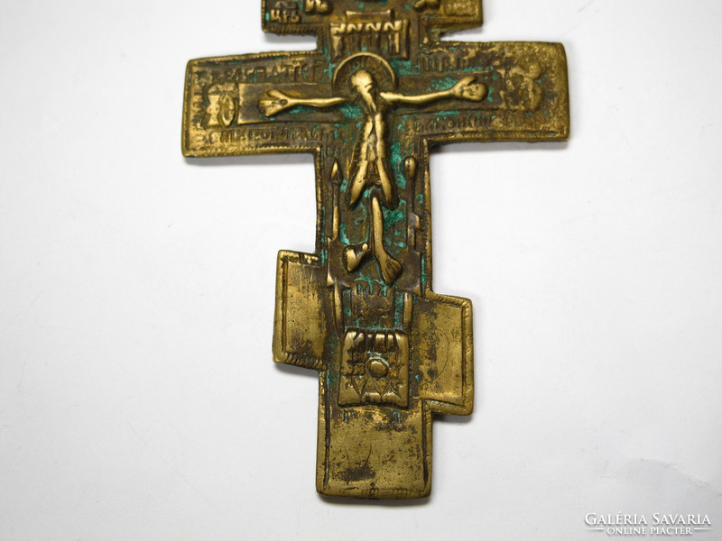18th Century Orthodox Bronze Cross.
