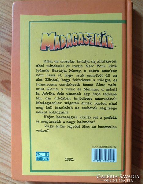 Madagaszkár, regény a film alapján, ajánljon!