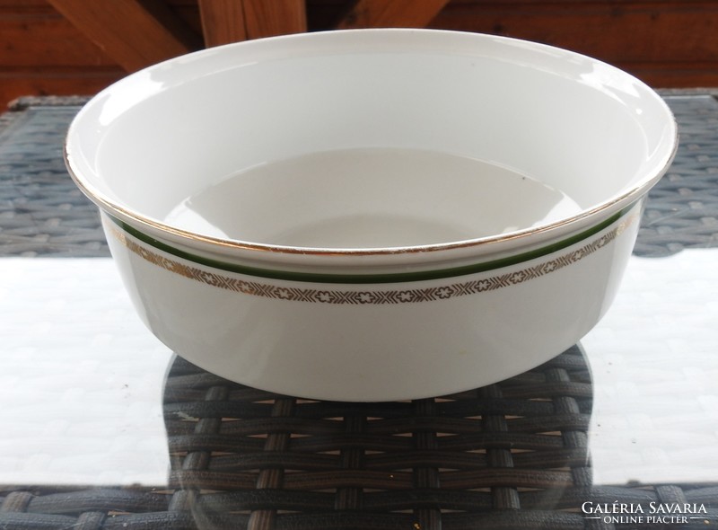 Old marked German porcelain deep bowl - soup bowl
