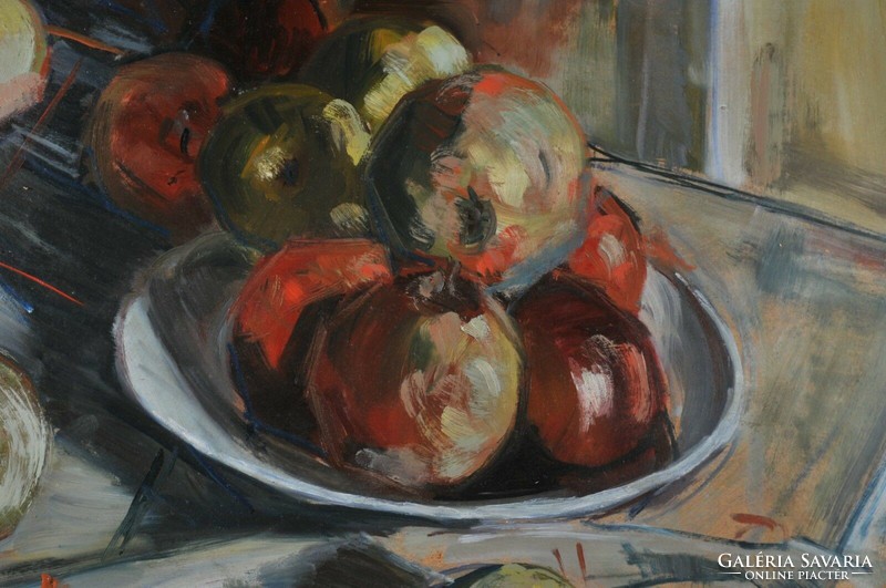 Ismeretlen művész, Gyümölcs csendélet, 1962