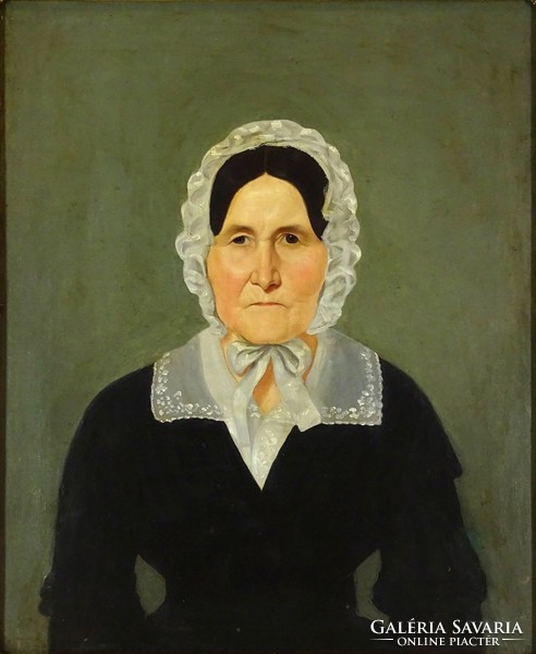 1F808 Magyar festő XIX. század : Női portré