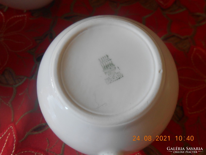 Zsolnay porcelain mug with strawberry pattern