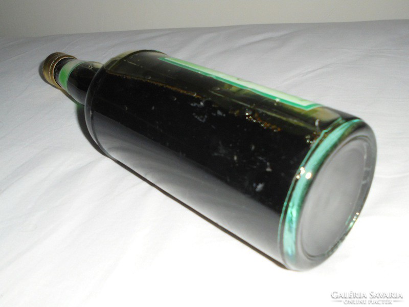 Retro Mandula ízesítésű Aperitif ital üveg palack - Vinprom, Délker - 1980-as, bontatlan, ritkaság