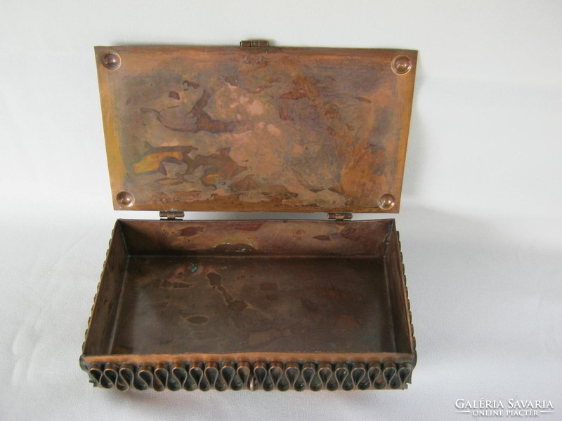 Retro ... Industrial decorative copper box