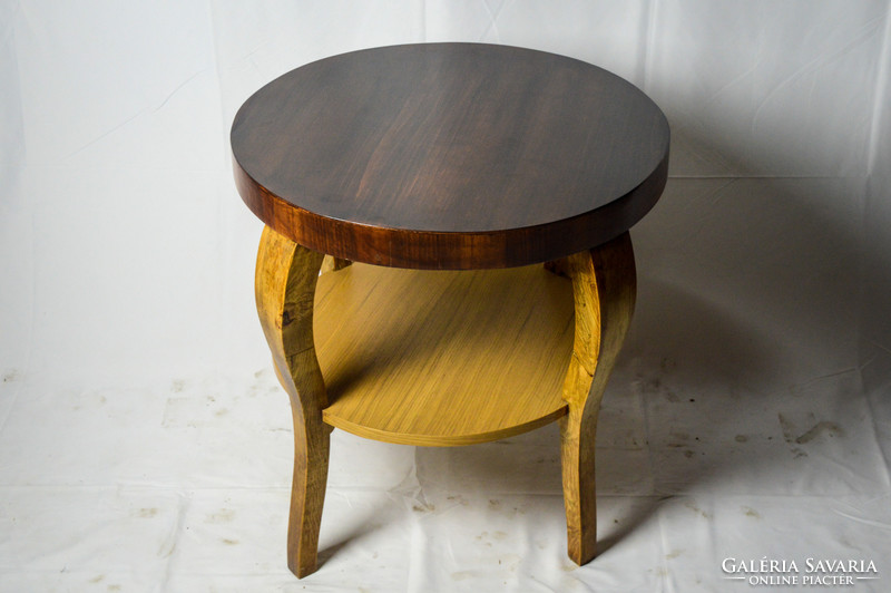 Antique art-deco round table (restored)