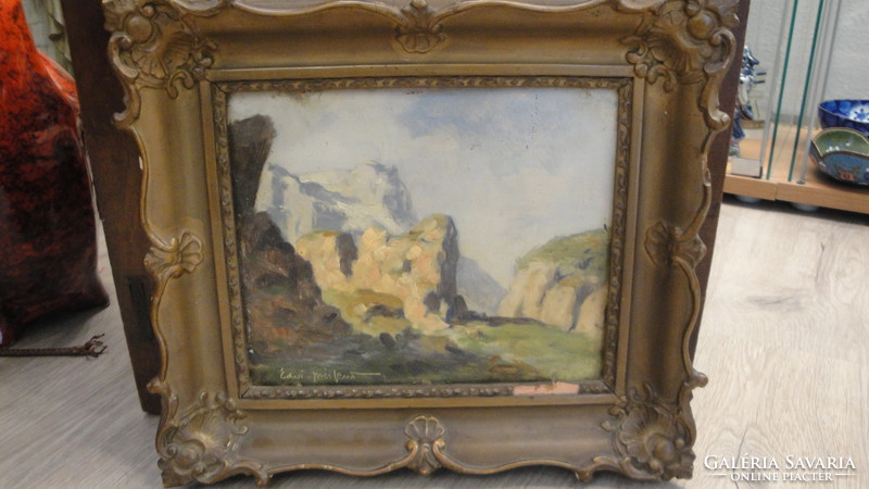 Landscape of Jenő Edvi illés (1886-1962)