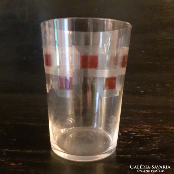 Rétro a 60-as években 2 db. vékony falú üveg pohár