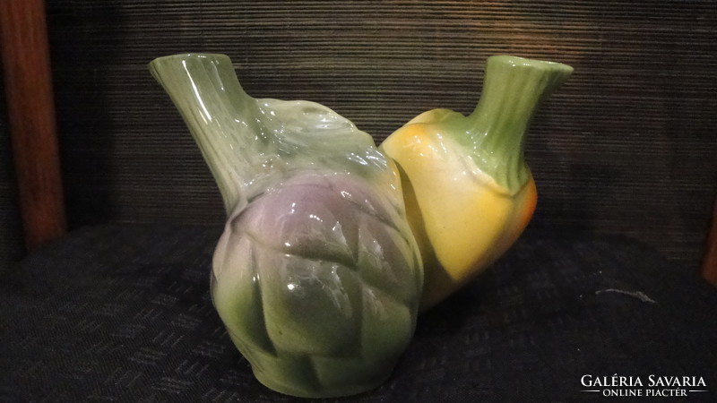 Olasz zöldséges váza, 1970es évek