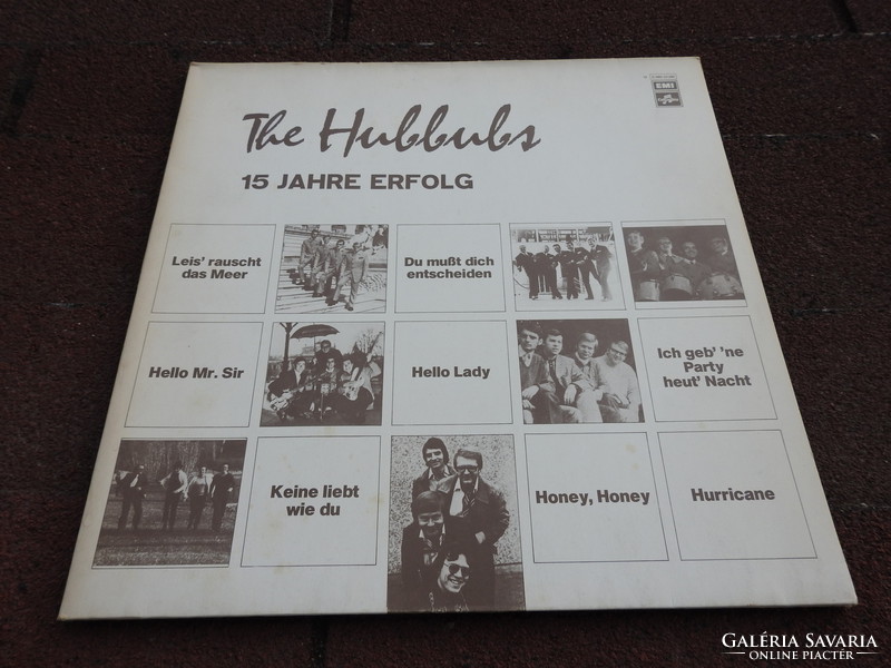 LP BAKELIT LEMEZ The Hubbubs 15 Jahre Erfolg LP