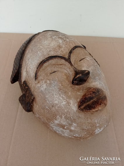 Antique African Ogoni Mask Nigeria Drum 2 4062