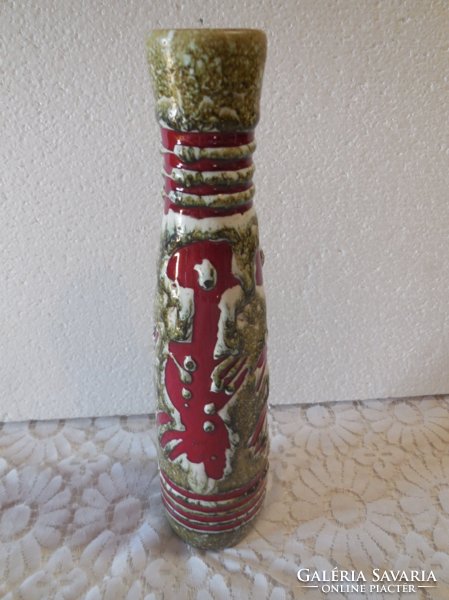Retro, modern vase from the 60s. 33 Cm