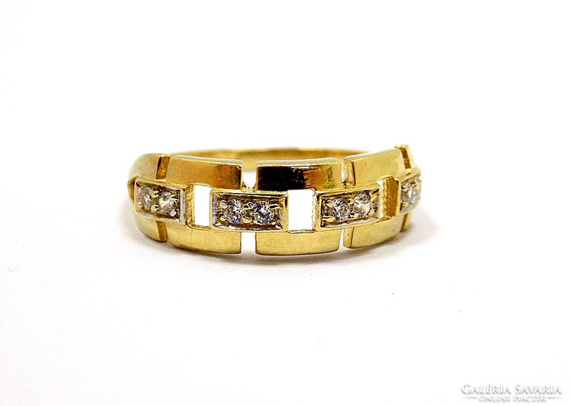 Köves arany gyűrű (ZAL-Au97332)