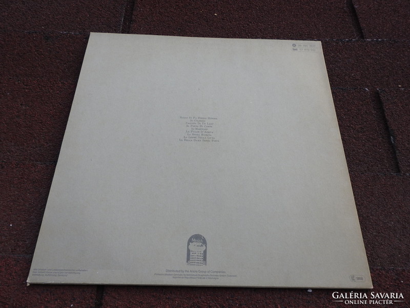 Lp vinyl record angelo branduardi ‎– la pulce d'acqua lp