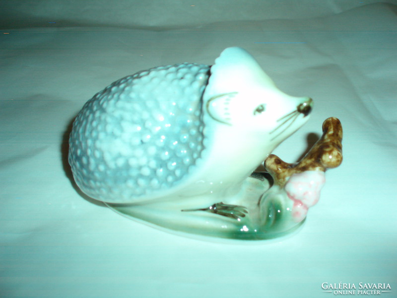 Rare zsolnay porcelain hedgehog figurine