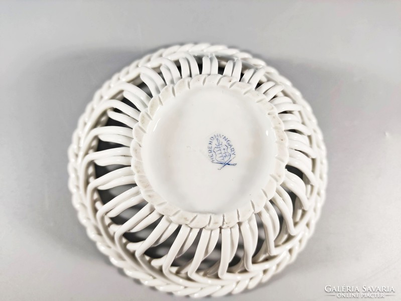 Herend, small basket with Victoria pattern, 10 cm., Perfect! (J127)