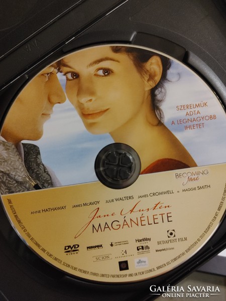 Jane Austen magánélete film ANNE HATHAWAY - MAGYAR újszerű makulátlan DVD