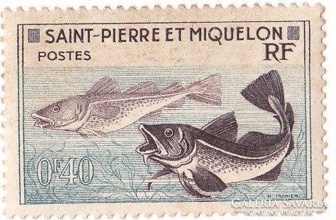 Saint-Pierre and Miquelon traffic stamp 1957