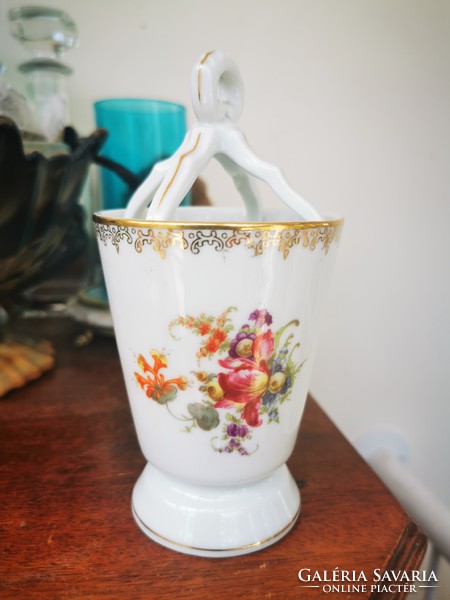 Antique floral Carlsbad porcelain