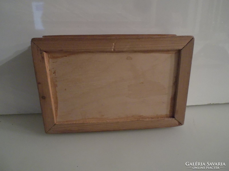Box - wood - inlaid - 18 x 12 cm - old - Austrian - flawless