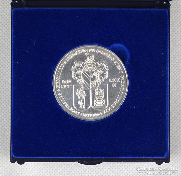 1F999 Albert of St. George silver-plated commemorative medal